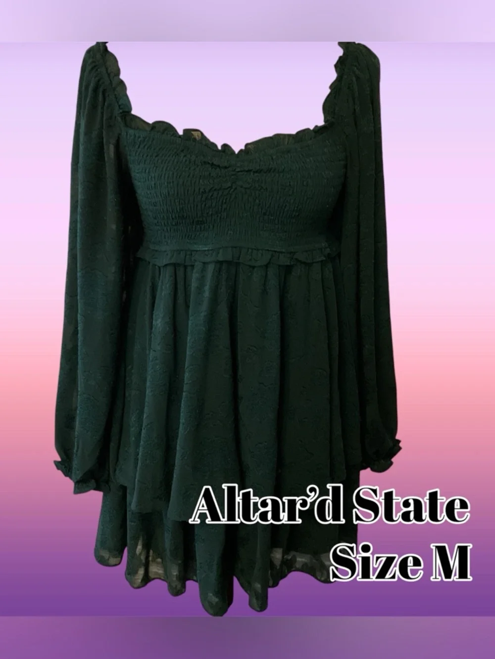 altar'd state green dress Emmie Mini The structured pleats offer a sharp Green Wedding Guest Dresses -